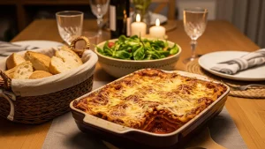 Ronzoni lasagna Recipe well cooked and served